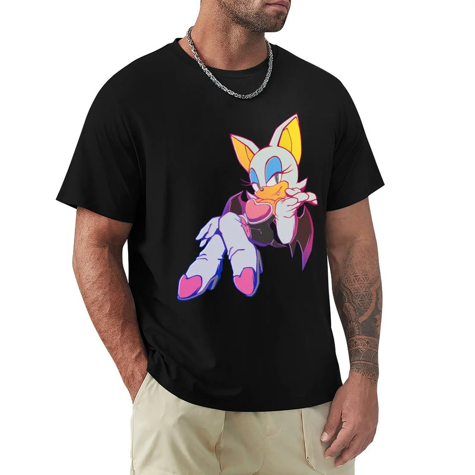 Rouge 020 T-Shirt Holiday All Match T-Shirt