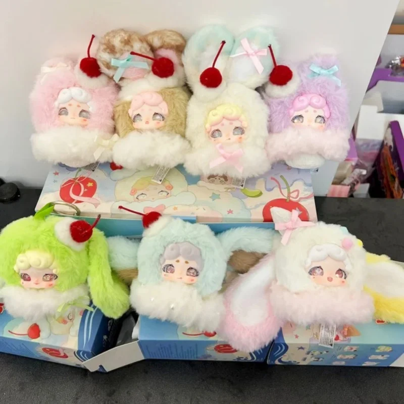 

Genuine Lucky Deer Nai Fluffy Ice Series Blind Box Kawaii Mini Vinyl Plush Doll Bag Pendant Ornament Trendy Toy Girls Gift