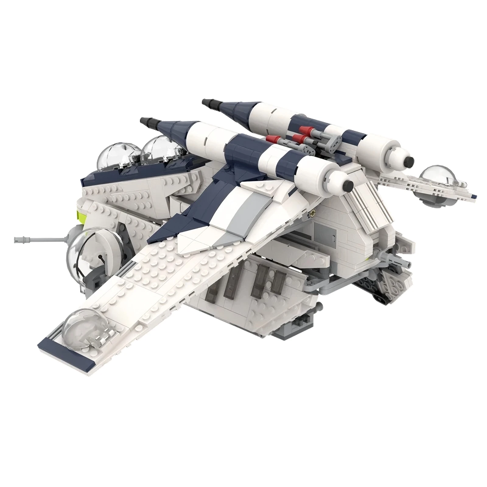 MOC-199699 1149Pcs Star Plan Republic Gunship Space Gunboat Warship Building Blocks Bricks MOC Christmas Gifts