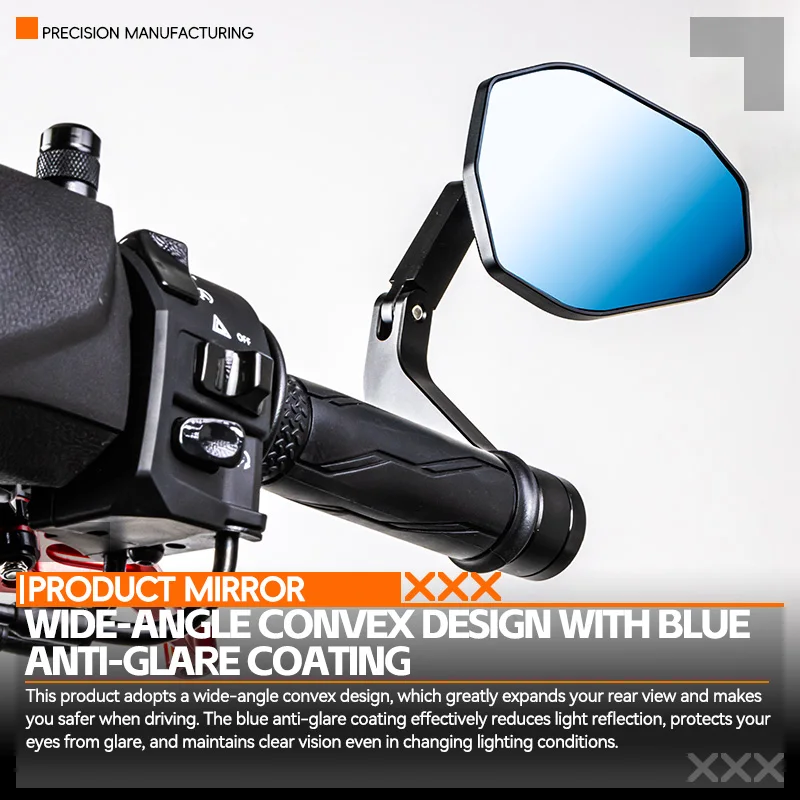 Para YAMAHA NMAX155 Nmax 2017-2022 2021 2020 N-MAX155 2023 espejos laterales manillar espejos retrovisores accesorios de motocicleta espejo