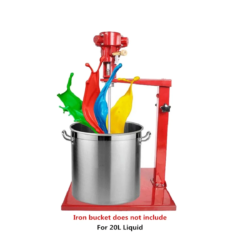 20L Pneumatic Paint Mixer Air Agitator Blender Vertical Stirrer Ink Paint Liquid Mixing Machine 5 Gal DS3-5S