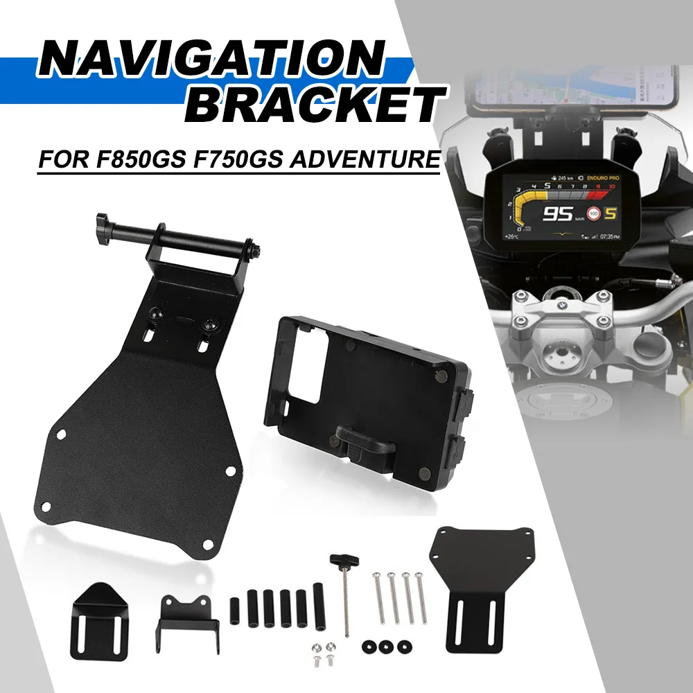 

For BMW F850GS F750GS F850 GS ADVENTURE 2018-2021 Motorcycle Navigation Stand Holder Mobile Phone GPS Navigation Plate Bracket