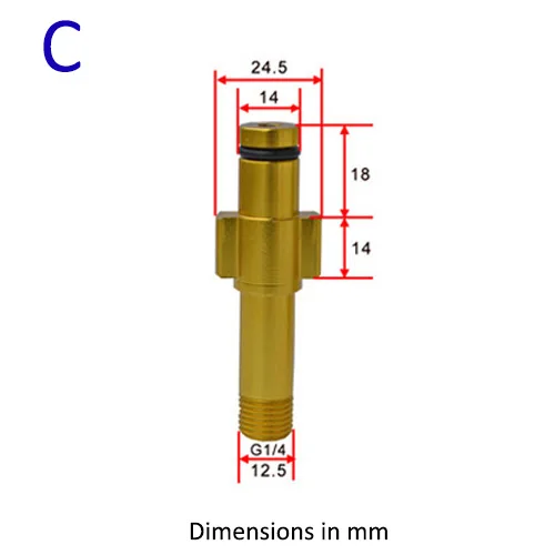 Metal Adapter Foam Nozzle Foam Generator Foam Gun High Pressure Washing Soap Foamer Car Wash For Nilfisk Karcher Huter Elitech L