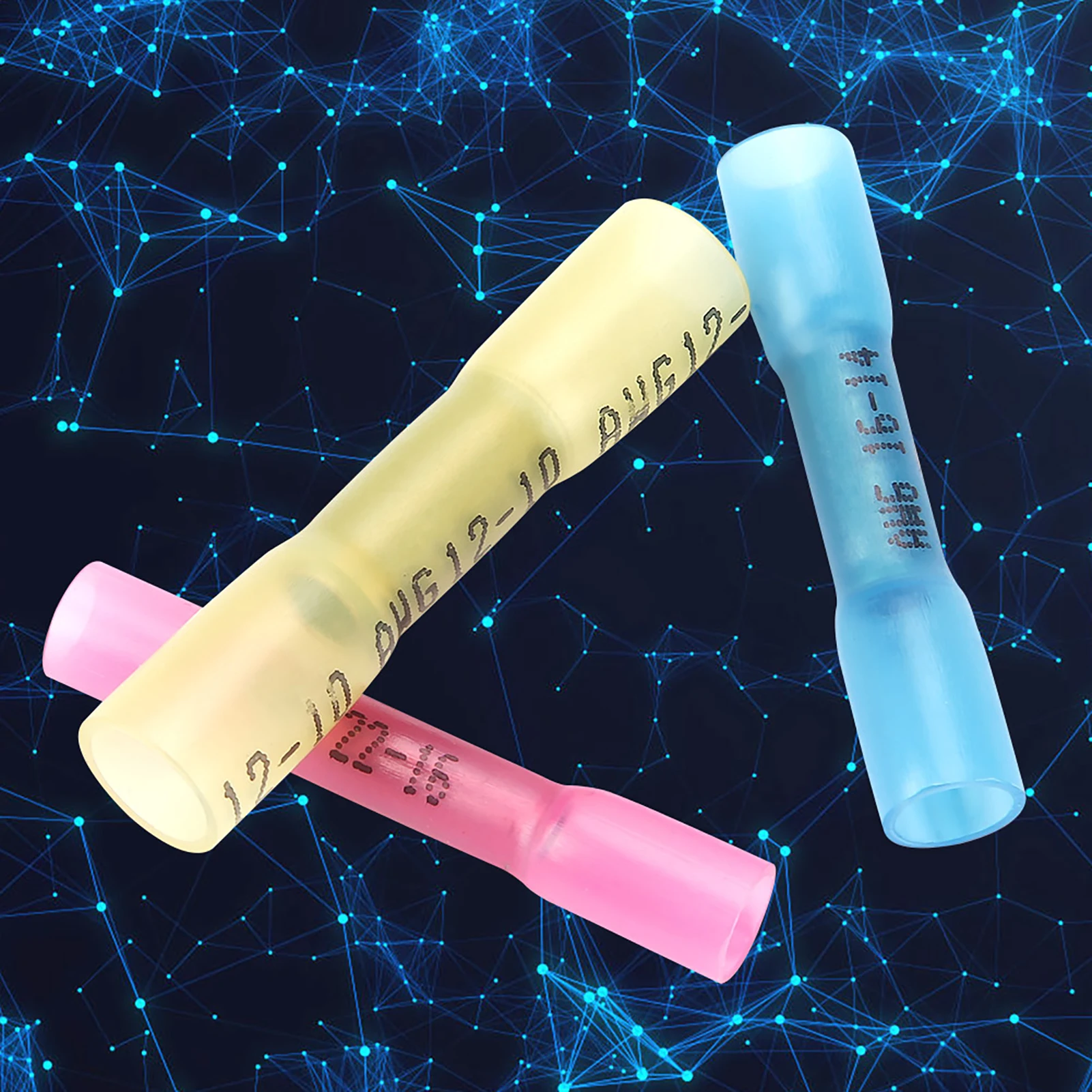 

Butt Connector Wire Cable Wrap Shrinkable Terminal AWG Heat Shrink Wire Connectors Electrical Terminals Assortment Kit