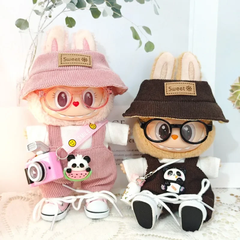 NEW 1/2/3 Generation Labubu Clothing Accessories Cartoon Glasses, Cameras, Princess Shoes, Canvas Shoes, Hats, Accessories Gifts