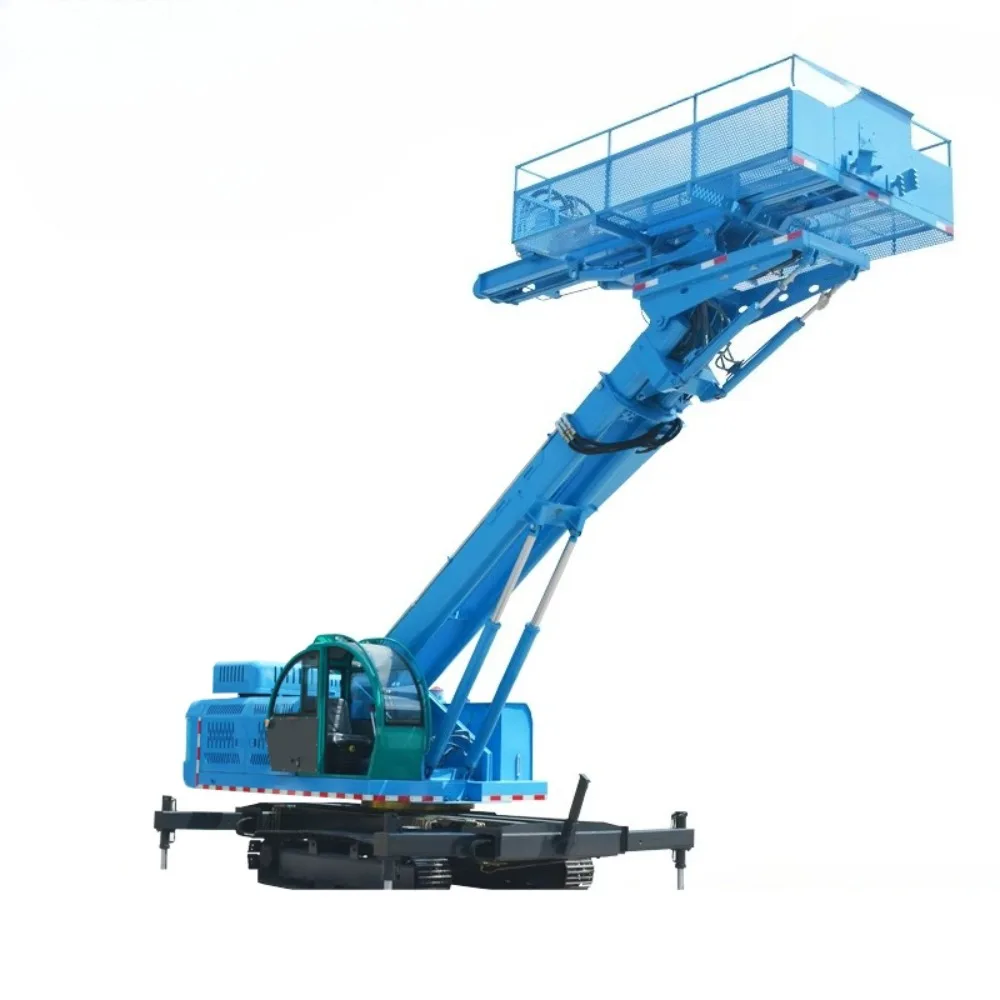 

High lift anchor rotary drilling machine Hydraulic crawler high arm slope protection anchor drilling rig
