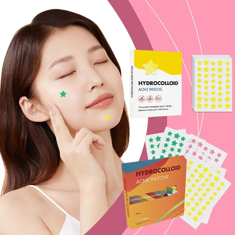 200/240pc Patches Acnes Pimple Patches For Zits And Blemishes Invisible Or Colorful Spots Treatments Stickers For Face Skin Y6y3