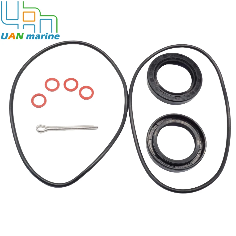 93101-30002 Outboard Lower Unit Prop Shaft Gearcase Oil Seal Kits for Yamaha 2/4-stroke 200 225 250 300 HP O-ring 93211-04384