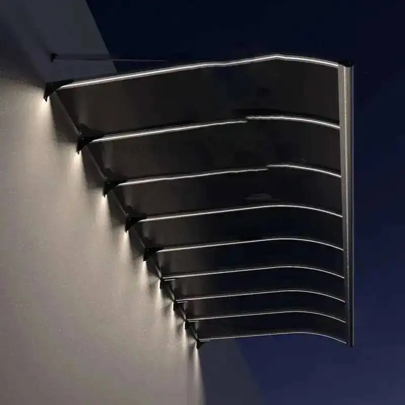 

Раковина из сплава для дома, алюминиевые современные беседки, большое окно, двор, карниз, непромокаемая беседка, прозрачная пластина, тент, садовый павильон