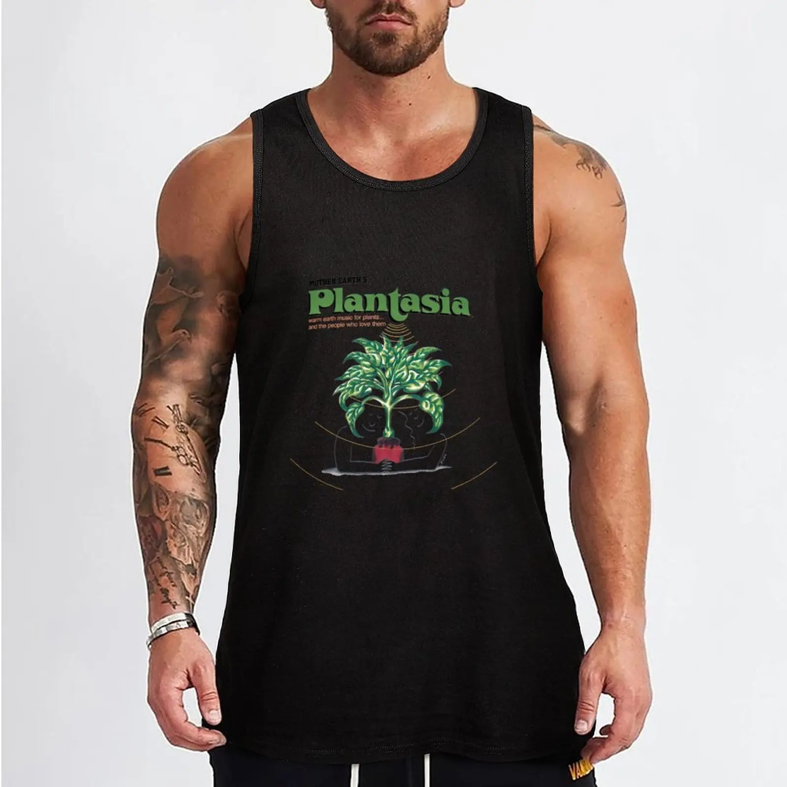 Plantasia Tank Top Man gym clothes bodybuilding for men gym top sports t-shirts for men