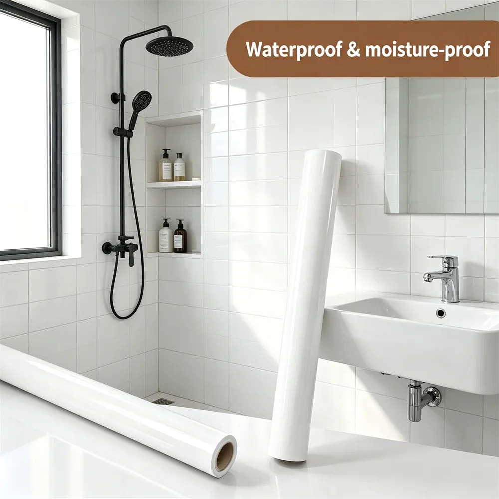 Peel and Stick Marble Contact Paper Removable Waterproof Vinyl Film for Kitchen Bathroom Table Cabinet Counter Decor