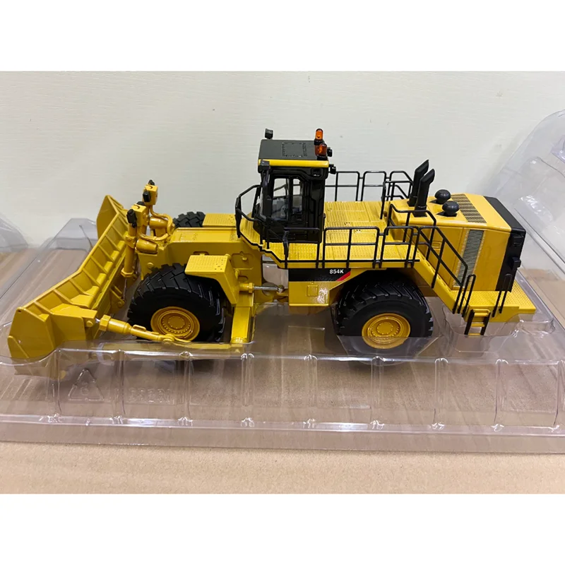 

DM85231C Коллекционная модель колесного погрузчика 854K из литого металла в масштабе 1:50, инженерная техника, вилочный погрузчик, сувенир, украшение для демонстрации