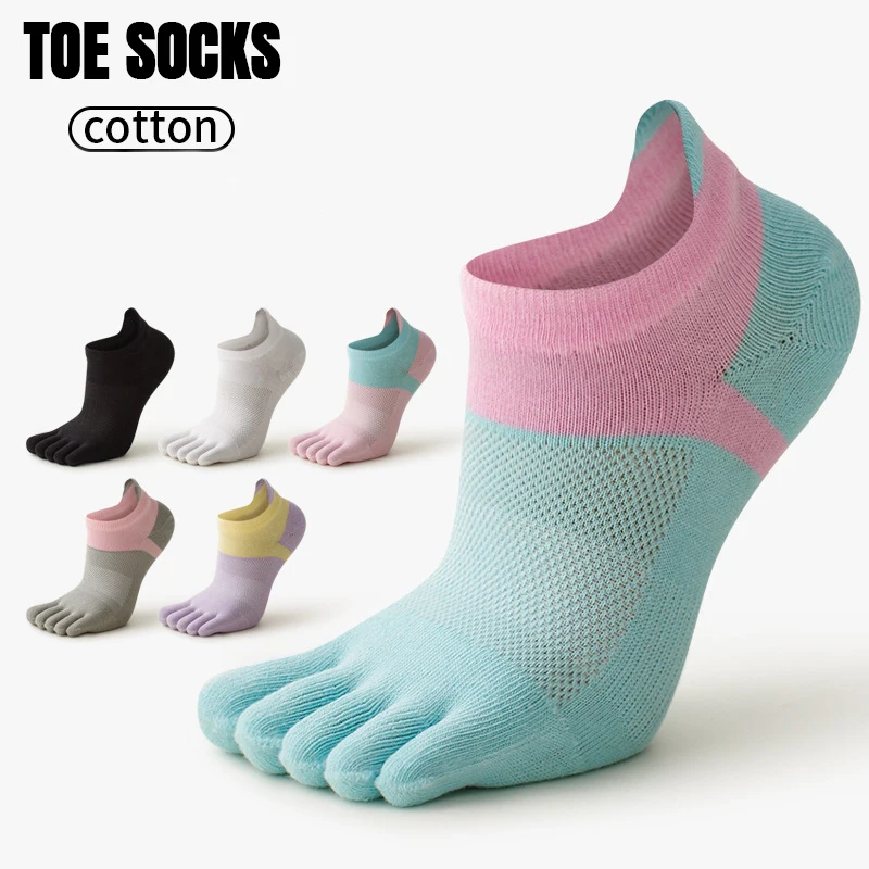5-paires-de-chaussettes-d'ete-pour-femmes-a-motifs-colores-en-maille-fine-et-respirante-a-coupe-basse-longueur-cheville-avec-separation-pour-les-doigts-chaussettes-a-cinq-doigts-pour-filles