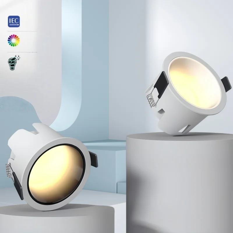 

Dimmable LED Downlights 7W9W12W15W20W24W30W36W Anti Glare COB Ceiling Lamp Spot Lights AC90-260V