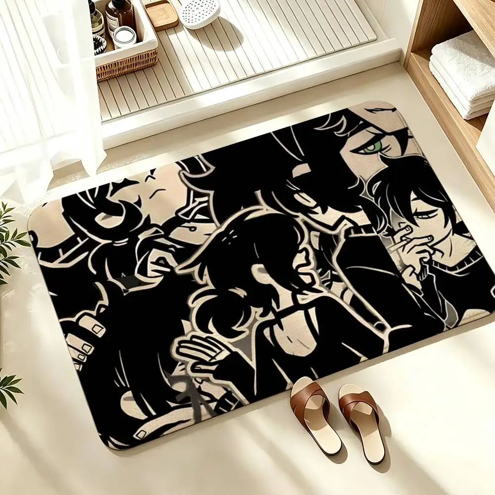 COOL TCOA-The Coffin Of A-Andy And Leyley Soft Absorbent Decorative Floor Mat for Bathroom Entryway Living Room