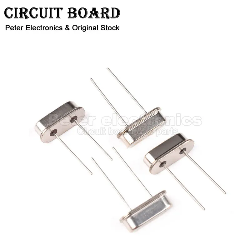 (10pcs)HC-49S HC 49S Crystal Oscillator 4M 7.3728M 8M 10M 12M 16M 20M 24M 25M 26M 27M 30M 32M 100M 32.768M