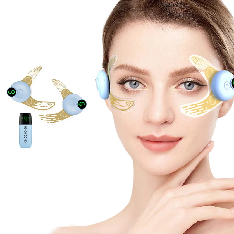 EMS masque pour les yeux Patch visage masseur pour les yeux stimulateur musculaire masseurs du visage beauté yeux levage Fatigue soulagement sacs pour les yeux cernes