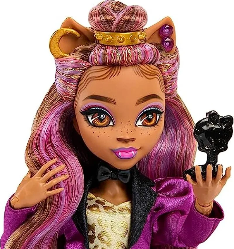 New Surprise Doll Monster High Clawdeen Wolf Doll in Monster Ball Party Fashion with Themed Accessories Like Balloons