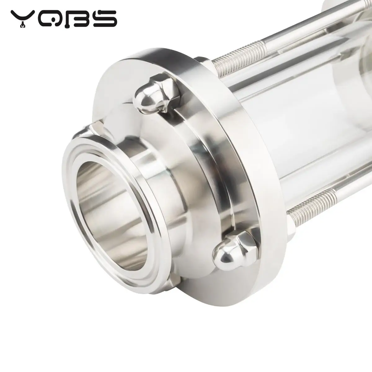 Imagem -05 - Yqbs-sanitary Flow Sight Glass Diopter 304 1.5 Tri Clamp Tubo de 38 mm od Sus Homebrew Diary Produto Aço Inoxidável