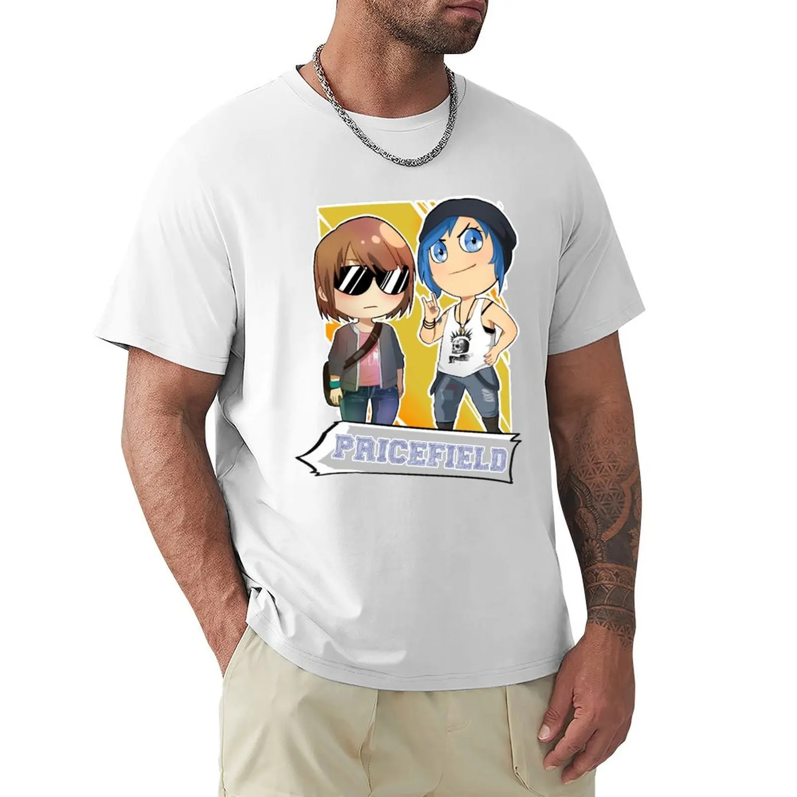 Мужская летняя футболка оверсайз