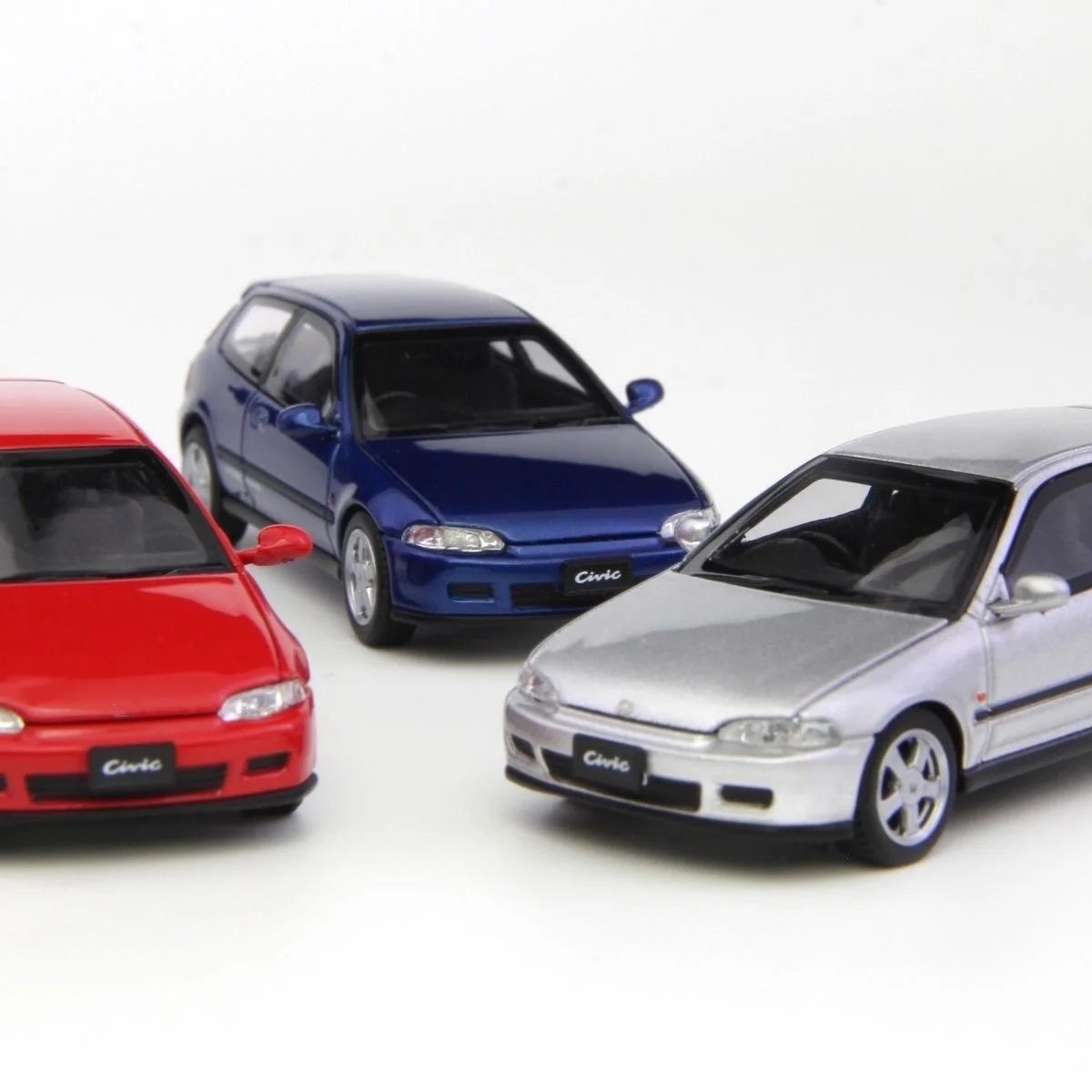 LCD 1/64 Hond CIVIC Classic CIVIC SiR II(EG6) can open the hood - alloy car model set