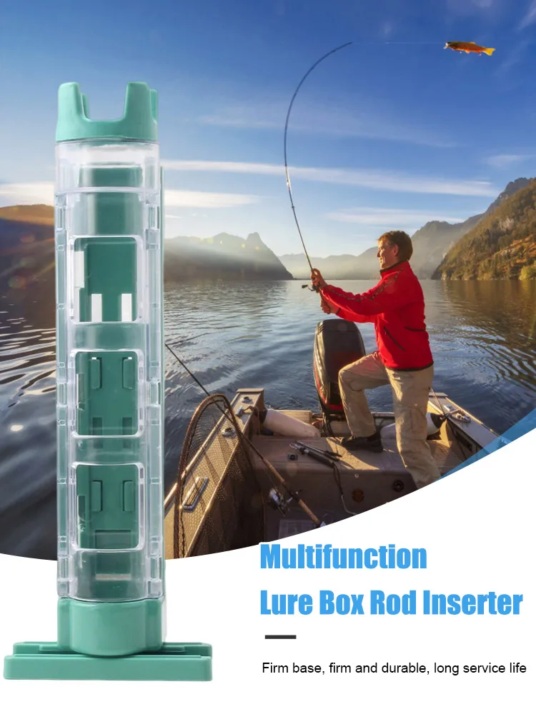 حامل صندوق صيد بلاستيكي قابل للفصل، حامل أنبوبي قابل للتعديل، تصميم محمول قابل للتعديل، ملحقات خارجية