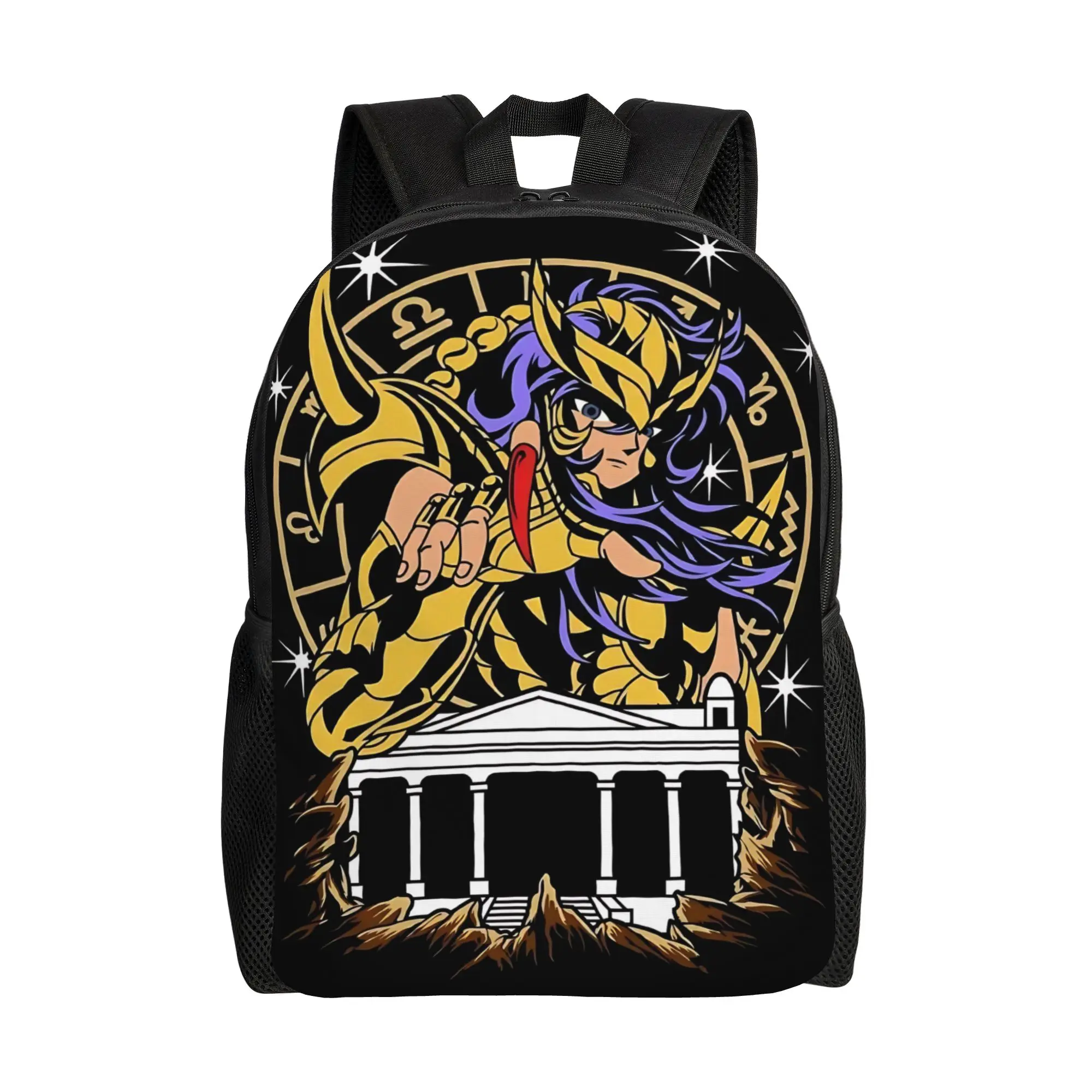 Mochila Bandai Saint Seiya, Bolsa Ita, Mochila para Guardar Snacks, Mochila Retro Lavable para el Trabajo