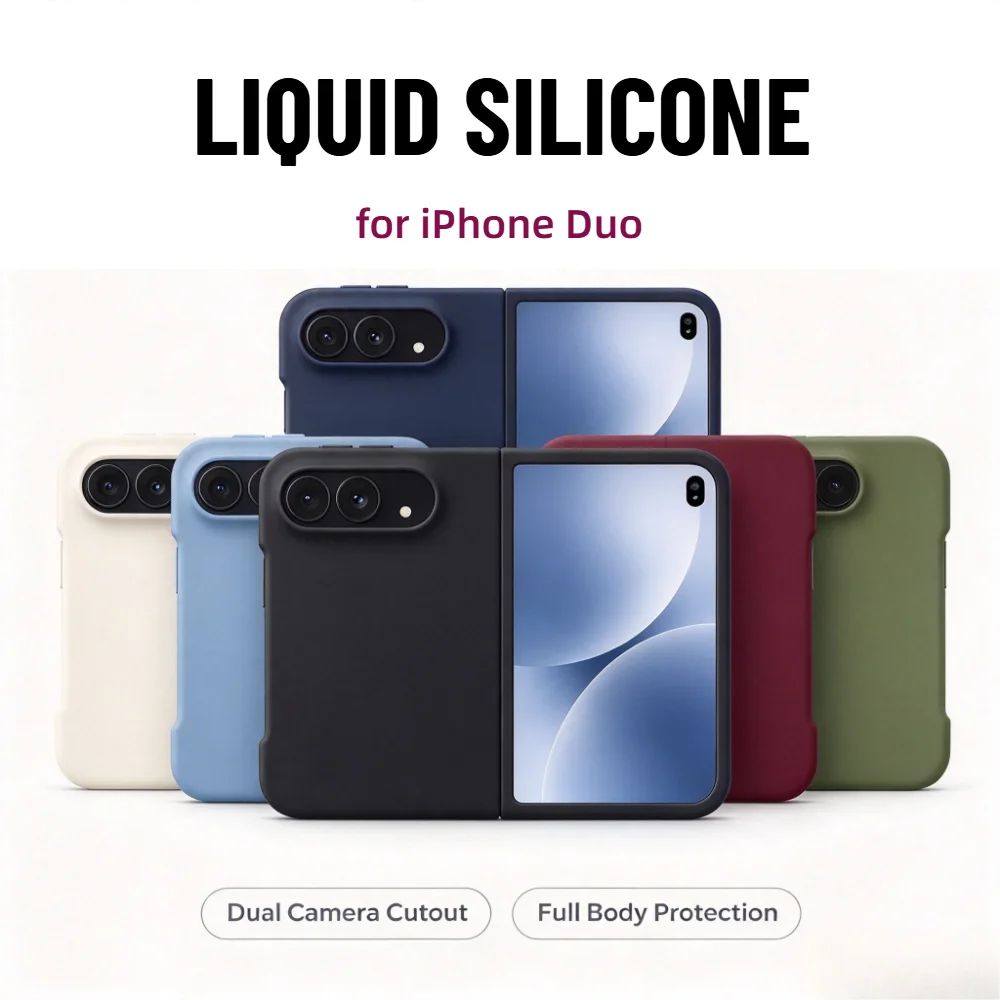 Coque de téléphone magnétique en silicone liquide de qualité supérieure pour iPhone Duo 18 Ultra, compatible avec la recharge MagSafe, toucher doux, boîte d’origine, protection anti-chute.