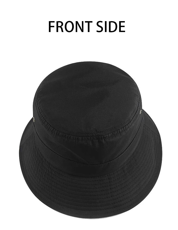 Top Quality Fast Dry Big Head Plus Size Bucket Hat for Men Pure Color Panama Fisherman Hats Korean Women Sun Hiking Fishing Hat