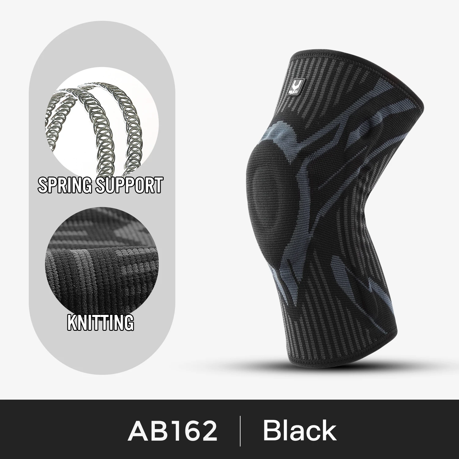 

1PCS Non-Slip Knee Support Brace with Patella Gel Pad Stabilizers Comfort-Fit Compression Sleeve for Arthritis Sports Gym