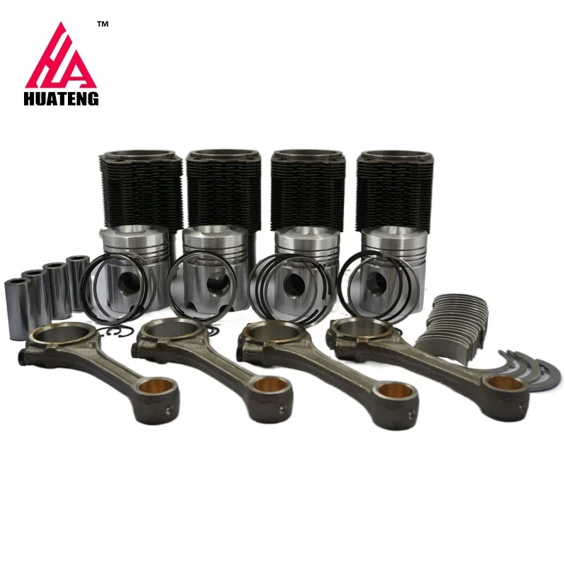 FL913 Overhaul Repair Kit air cooled Diesel engine spare parts cylinder liner piston connecting rod