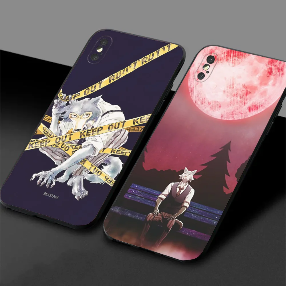 

Anime BEASTARS Phone Case For Samsung S24,23,22,30,21,10,9,Ultra,Plus,Lite,FE,5G Black Soft Case