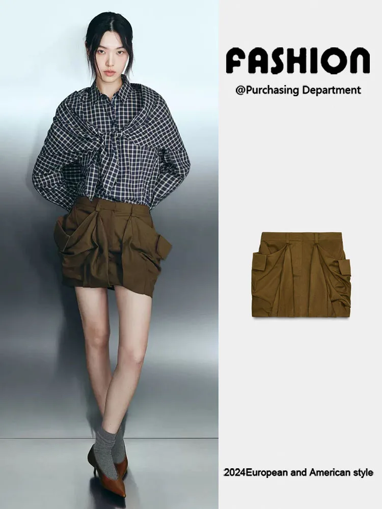 

Spring New Arrival Women's Faion Versatile Slimming Mid-Waist Workwear Skirt 2026 Seasonal Collection Sli Design