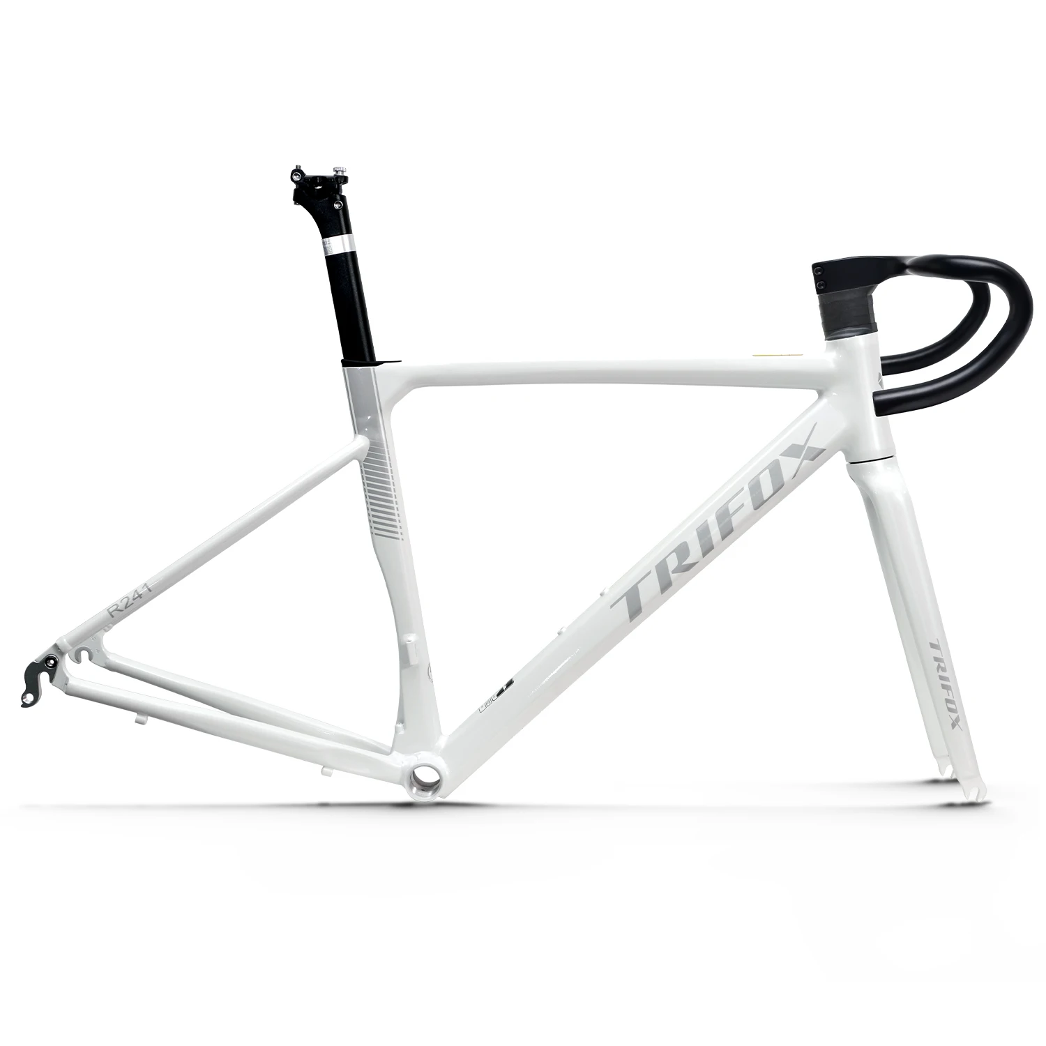 

Trifox Cycling Road Bike Frame 700C Aluminum Alloy Light Weight V Brake Internal Line Frameset R241QR