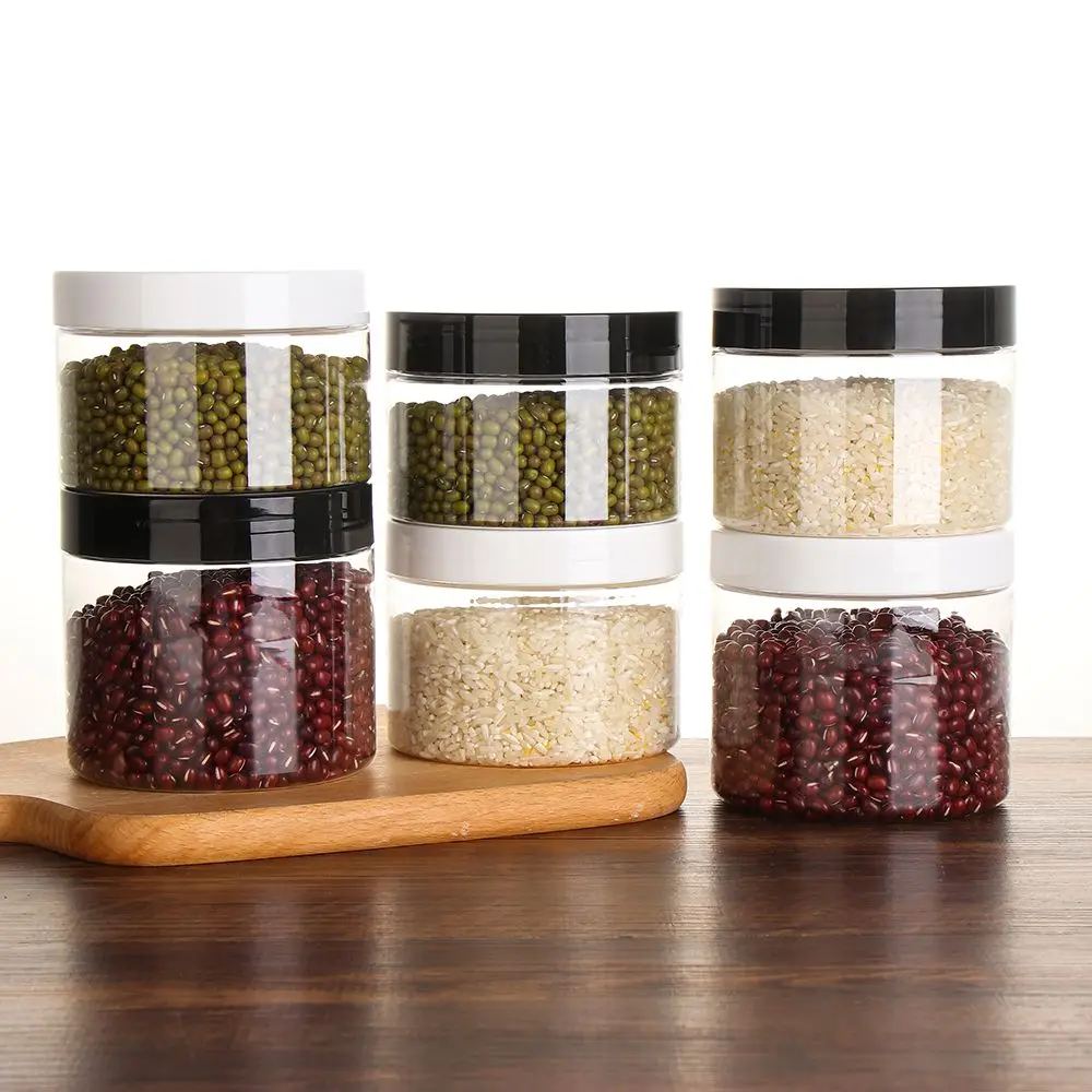 

Clear Makeup Face Cream Sample Storage Bottles Cosmetic Jars Food Container Empty Bottle