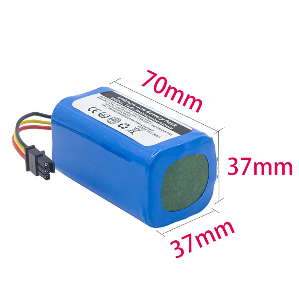 14.4V/14.8V 3900mAh replacement Li-Ion Battery For Qihoo 360 S5 S7 S7Pro T90 X9 LIECTROUX ZK901 Robotic Vacuum Cleaner Batteries