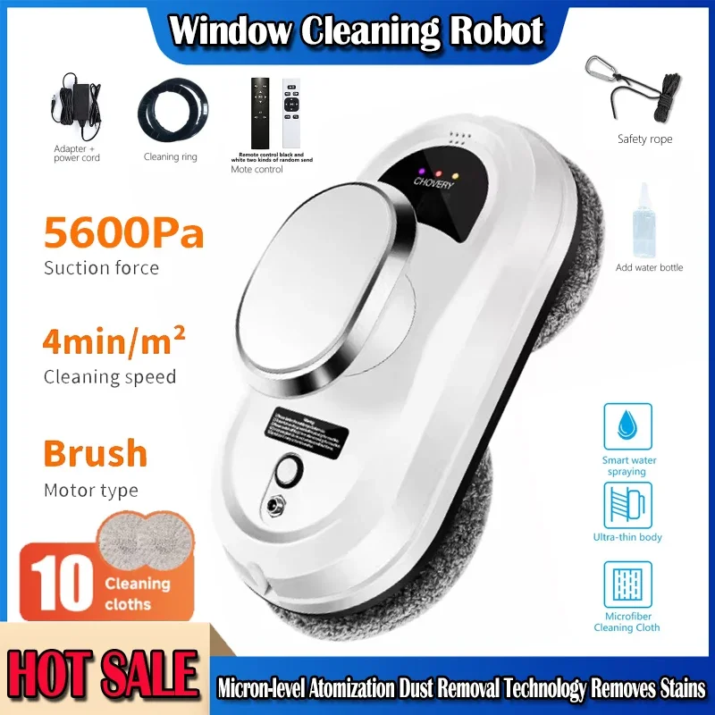 

2025 New Robot Window Cleaner Window Cleaning Robot Smart Home Robot Vacuum Cleaner Remote Control Glass Cleaning Robots
