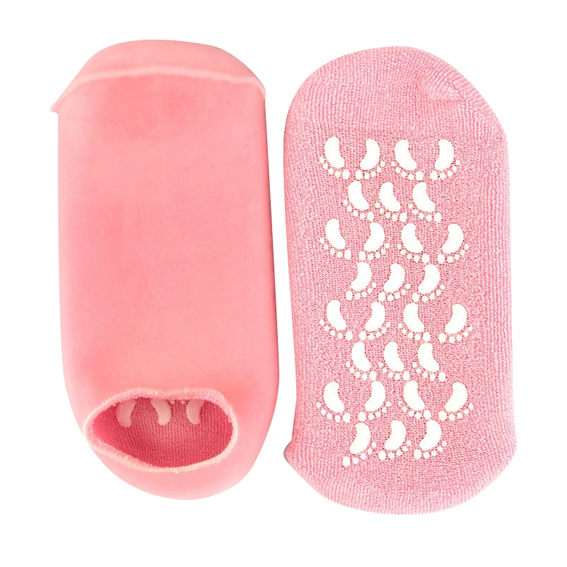 1 paar Multi Gekleurde Essentiële Olie Hydraterende Sokken Handschoenen Voor Droge Gebarsten Voeten Voedende Huid Smerende Voetverzorging Massage