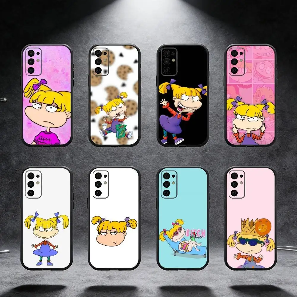 

Rugrat Chuckie Angelica Phone Case For Samsung S25,S24,S21,S22,S23,S30,Ultra,S20,Plus,Fe,Note,5G Black Cover