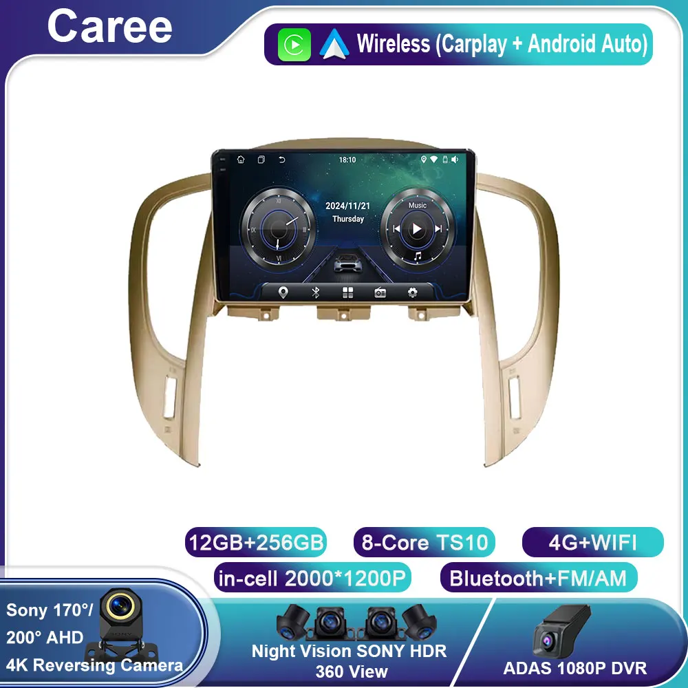 

Android 14 Player GPS Navigation For Buick LaCrosse 2009 2010 2011 2012 2013 Radio Stereo Multimedia Car Screen GPS No 2Din DVD