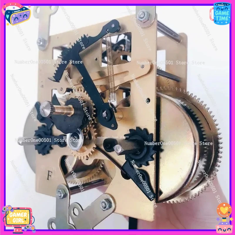 

31 days 15 days old-fashioned mechanical winding floor clock wall clock full copper clock movement accessories 6 inches