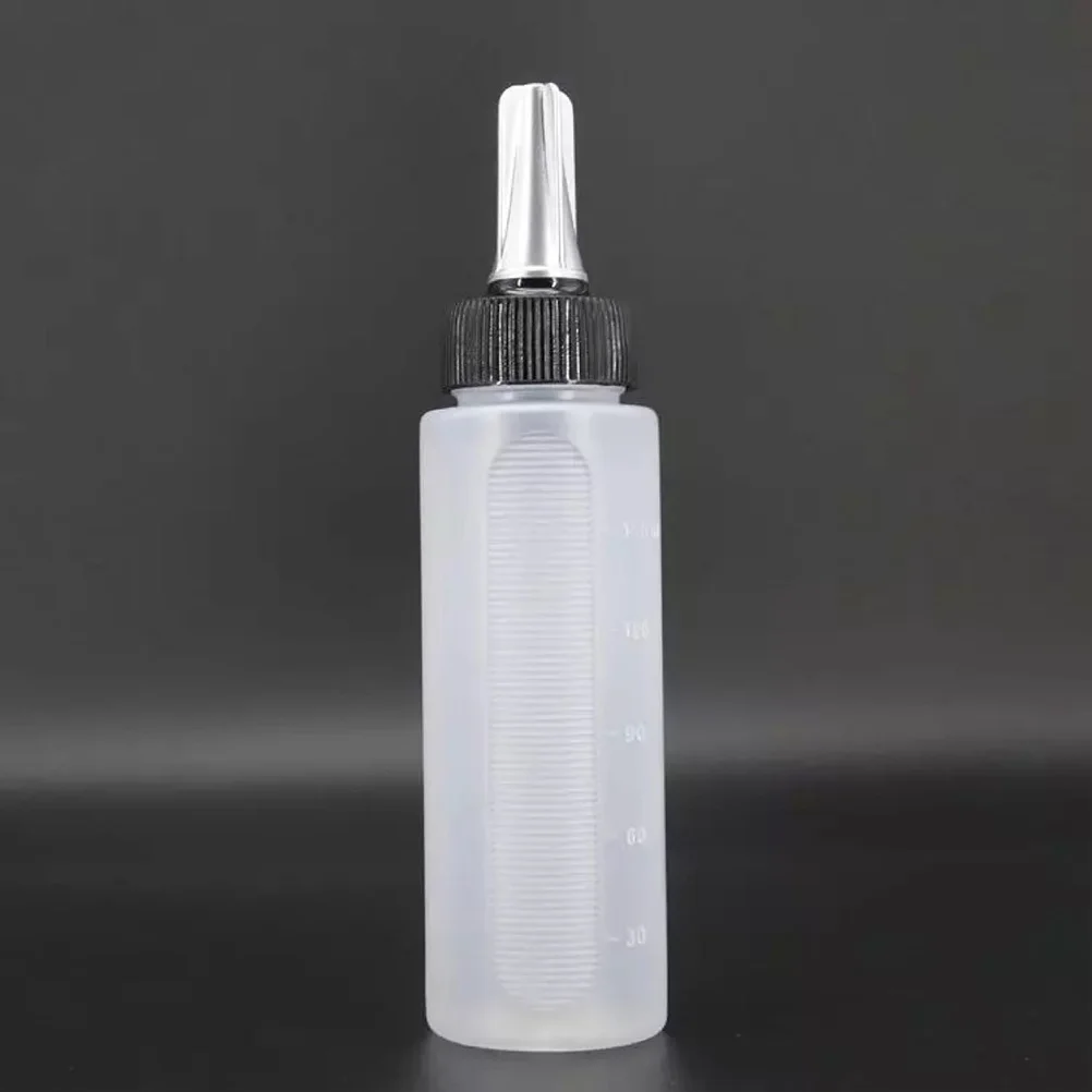 

2PCS Applicator Bottle for Hair Dyeing Shampoo Easy Squeeze Leak Proof Empty Scale Hairdressing Tool Long Lasting Premium
