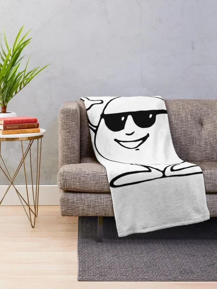 Funny Little Fella Throw Blanket Kid'S Shaggy Travel Fashion Sofas Blankets