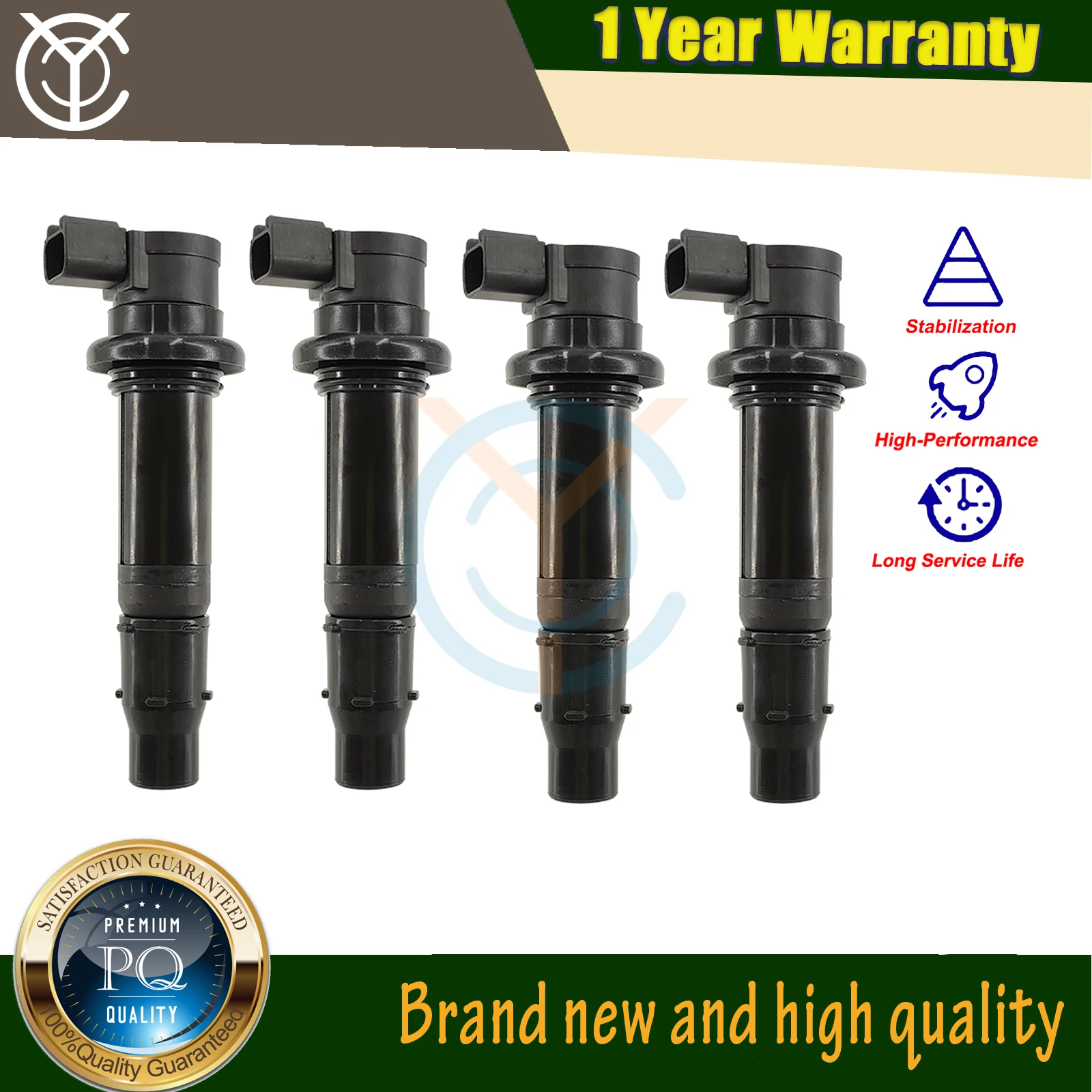 

4Pcs yamaha r6 Ignition Coil F6T558 F6T560 For Yamaha R6 fz1 YZF R1 R6S VMX V Max 2002-2017 FZ1 FZ8 RS SR Nytro 5VY-82310-00-00