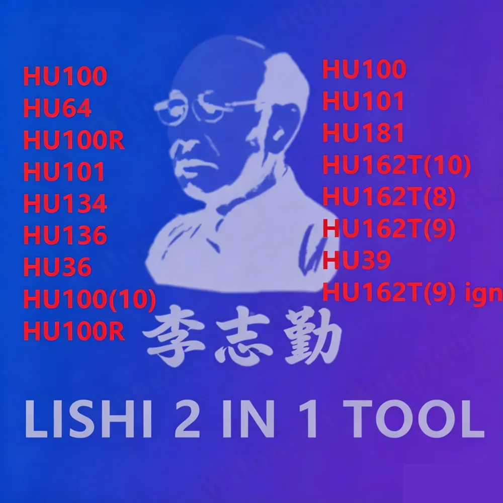2026 LISHI TOOL 2 in 1 HU100/64 HU100R HU101/134/136/36 HU100(10)/100R/100/101/39/181/162T(10) 162T(8)/162T(9)/10/162T(9) ign