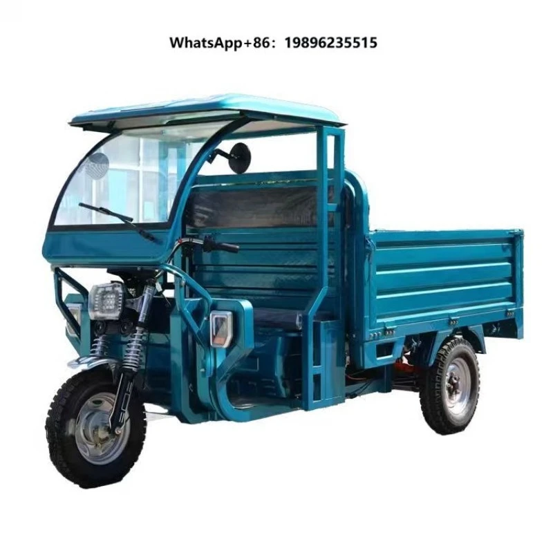 New Cargo 3-Wheeled Electric Trike 1500W 60V Transport Open Body