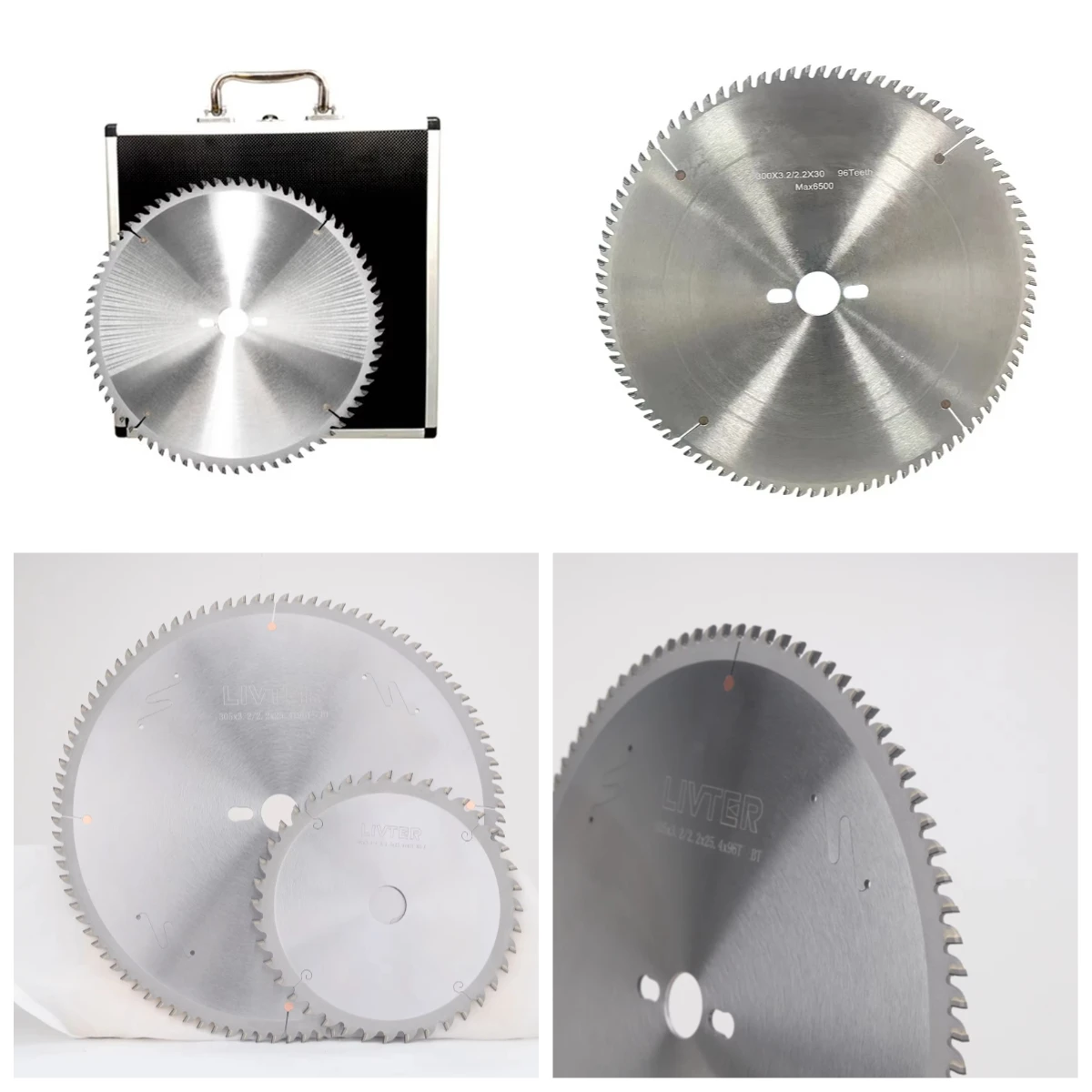 

2026 New LIVTER Industrial 10''/12'' PCD Panel Saw Blade Set, Circular Diamond Saw Blade For Wood Cutting PCD Saw B