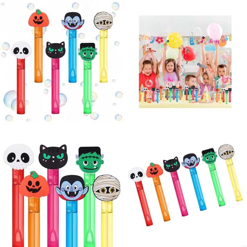 C5AA không độc hại Bubble Wand Set Fall Spirit Design chơi ngoài trời cho trẻ mới biết đi