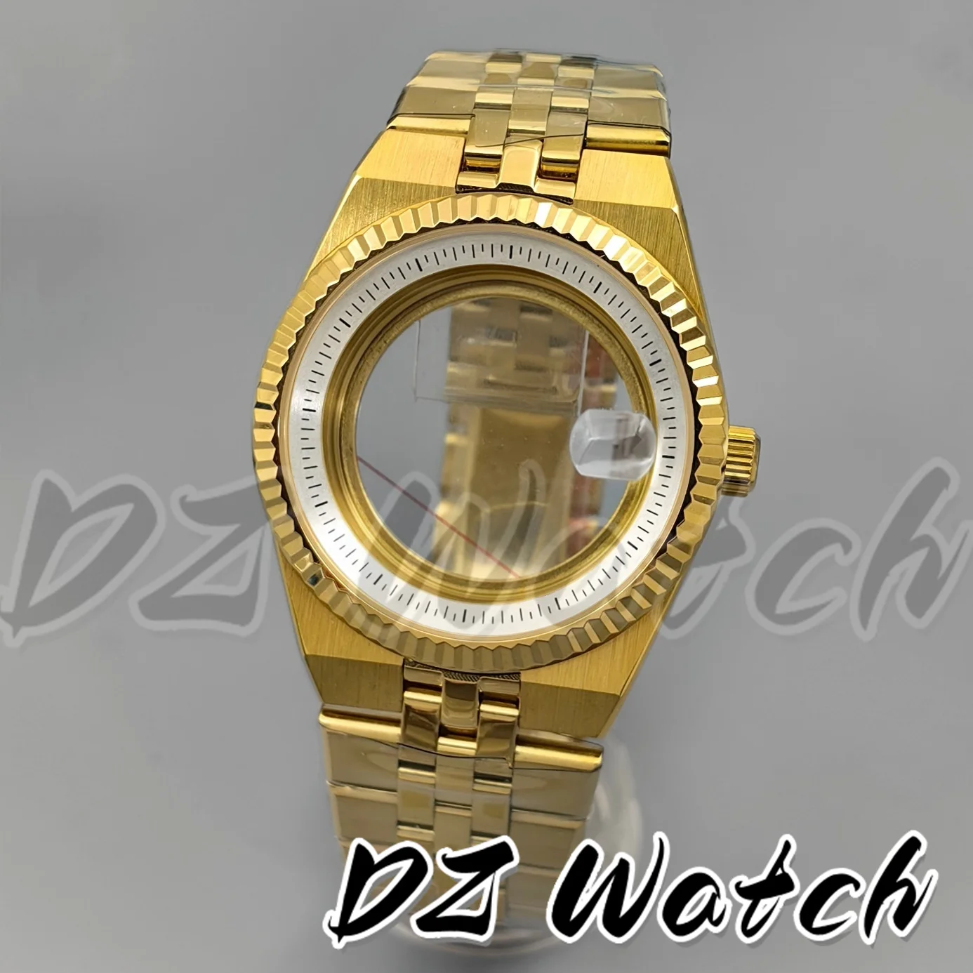 

36/40 мм желтое золото/серебро золото Land-Dweller корпус часов из нержавеющей стали ремешок для NH35 NH36 ETA2824 PT5000 мужские детали коробки для часов