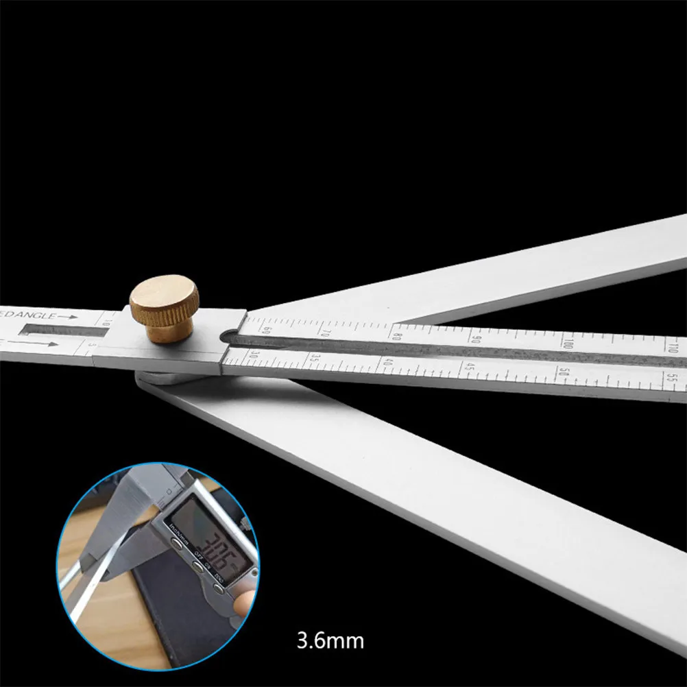 Multi-Function Aluminum Alloy Combination Square Set Angle Ruler Measuring Tool Protractor Level for Wood Metal Working